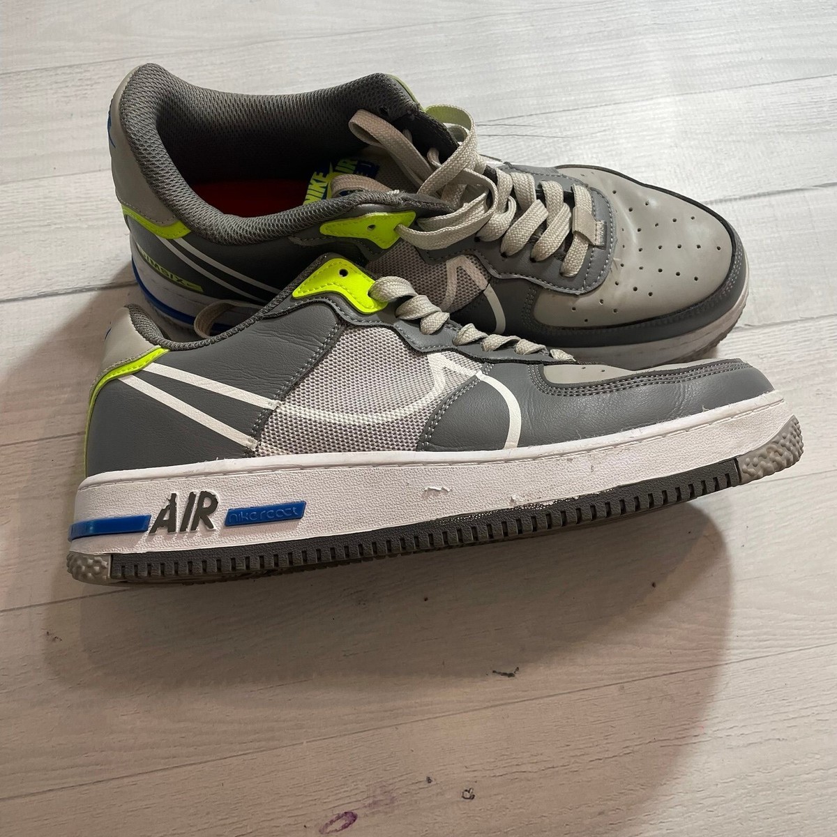 air force react wolf grey