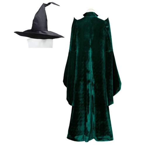 Adult Women Cosplay Minerva McGonagall Forever Costume Party Halloween Suit New - Picture 7 of 16