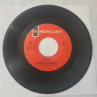Spanky and our Gang ~ Distance/ Sunday Will Never Be The Same ~ 45 RPM Record