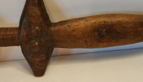 African Ashanti Fertility Doll Hand Carved Wood Statue Figure 12” - Picture 6 of 8