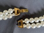NAPIER 2 Strand Collar Necklace, Rose Quartz, Gold & White, Signed — photo 9