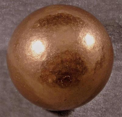 Native Copper Sphere Ball Specimen Solid Michigan USA 50mm 2 inch 1lb 3oz