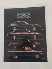 vintage 1985 Mazda Models Trucks Promotional Car Brochure Catalog 9" x 11"