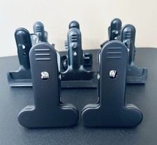 Set of 8 Photography Studio Clamps Lot Heavy Duty Metal 4.25  x 3  