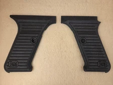 HK P7 M8 ONLY Micarta Textured Pistol Grips w/LOGO NEW