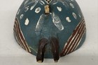 Senegalese Style Wooden Hand Painted Decorative Mask — photo 3