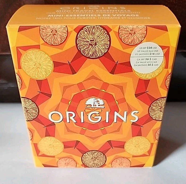 Set Cosmético Unisex Origins GINZING 3 Piezas NUEVO Foto 2 de 2