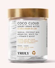 TRULY Coco Cloud Whipped Shave Butter 1.3 Oz Vegan Full Size