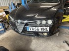 Alfa Romeo Brera Front Bumper In Black 876/B No Whiskers