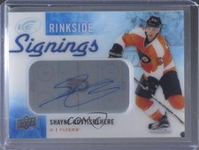 2015-16 Upper Deck Ice Rinkside Signings Shayne Gostisbehere #RS-SG Auto 1x1