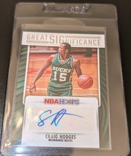 23-24 Signed Panini HOOPS Great Significance Craig Hodges #GS-HOD Autograph 