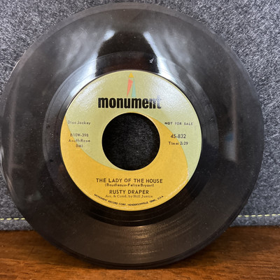 Rusty Draper - The Lady Of The House / It Should Be Easier Now, 45 RPM EX (V3)