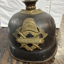 Antique World War 1 German Prussian Picklehavbe Helmet “Eystrup”