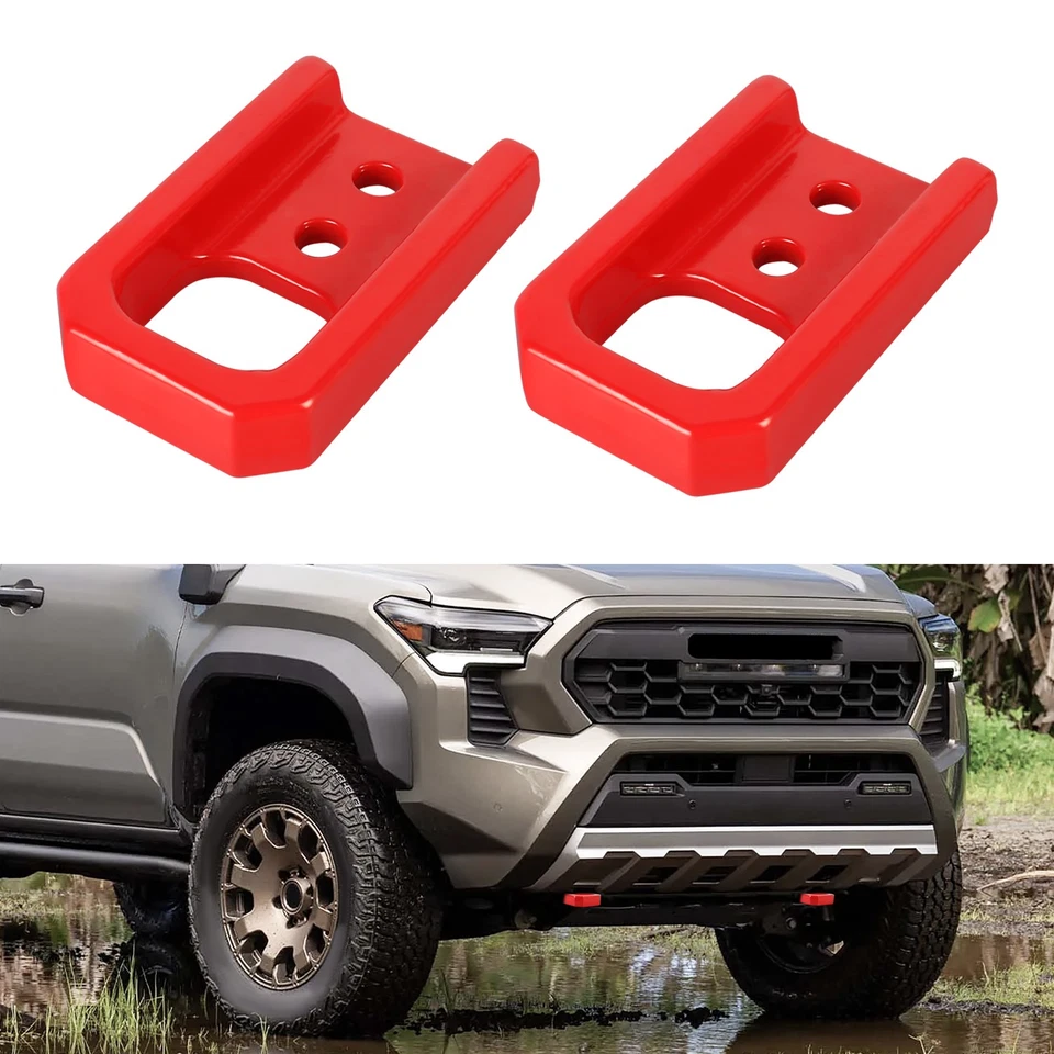 Soporte de gancho de remolque delantero 4Runner para Toyota Tacoma Land Cruiser 250 2024-2026 Foto 2 de 4