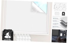 Portable Blackout Curtains, 157"x57" No Drill Window Shades 57"W x 157"H White