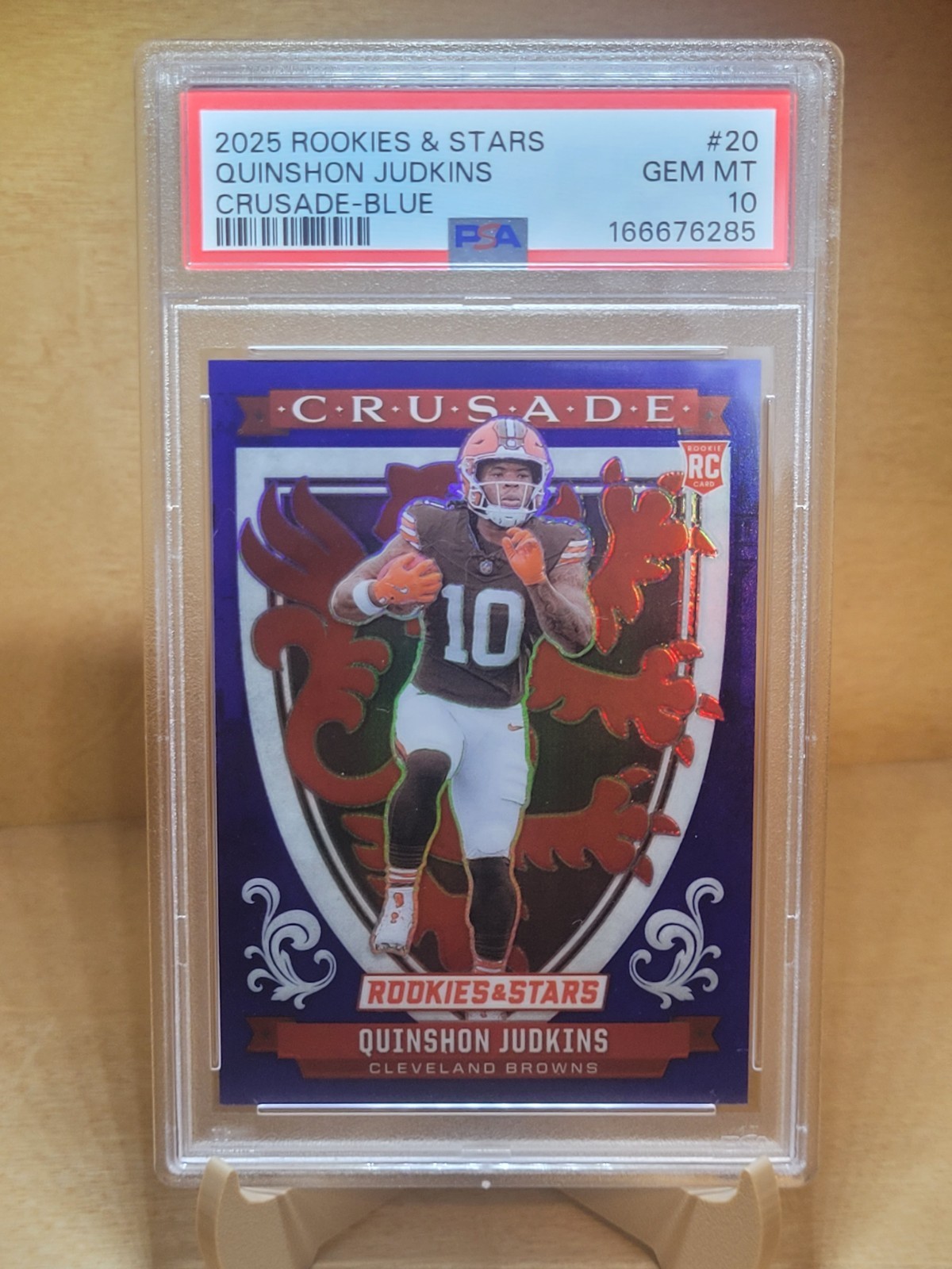 Quinshon Judkins Panini Rookies & Stars Crusade #20 Blue