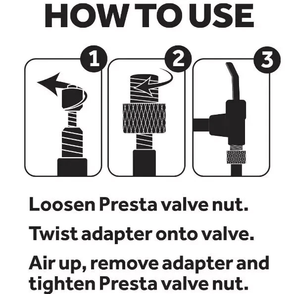 Slime 20270 Presta to Schrader Valve Adapter 2 count - Image 2 of 4