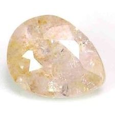 FREE CERTICATE! NATURAL LIGHT ORANGE COLOR SRILANKA TAAFFEITE GEM - PEAR CUT