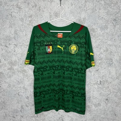 Cameroon 2014 2016 Home Puma Football Shirt Soccer Jersey Size M Men s