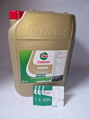20 Liter Castrol EDGE 10W-60 + Ölzettel , Motoröl BMW M  VW 505 01
