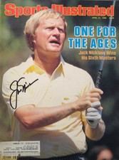 Jack Nicklaus - Golf - Autographed Sports Illustrated - 4/21/86 with COA