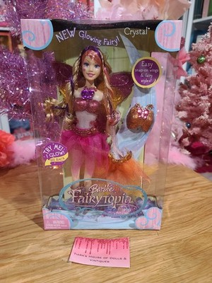 NIB! 2005 FAIRYTOPIA CRYSTAL GLOWING FAIRY BARBIE!