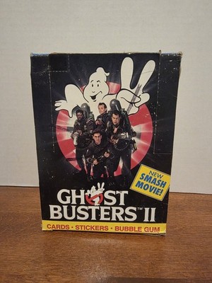 1989 Ghostbusters II Movie Trading Card Wax Box 36 Packs Topps Factory Sealed 
