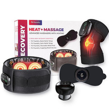 Fit Foundry 4-in-1 Heat  Massage Recovery Pack for Relief
