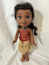 Jakks Disney Moana Adventure Singing Talking Doll Light Up Necklace 14" No Mic