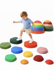 Balance Stepping Stones for Kids 10 Pieces - Makarci Sensory Toys - BRAND NEW