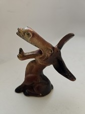 Abridor de botellas "burro" de hierro fundido figurativo de 1930" 3" de alto x 3" de ancho