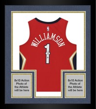 Framed Zion Williamson New Orleans Pelicans Signed Jordan Brand Swingman Jersey