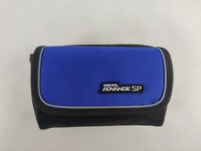 Nintendo Gameboy Advance SP Carrying Case GBA SP Blue Bag Pouch