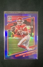 PSA 10=300$ 2021 Panini Donruss Optic - Patrick Mahomes II #34 Purple Prizm /50