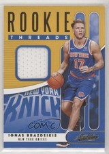 2019-20 Panini Absolute Memorabilia Rookie Threads Level 1 Ignas Brazdeikis 5l1