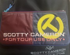 New SCOTTY CAMERON GALLERY PATCHWORK Circle T Cash Bag Golf One of a kind Rare