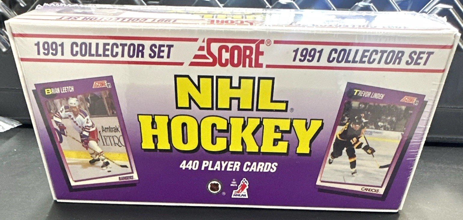 Score 1991 NHL Ice Hockey Collector Set 440 Sports Trading Cards