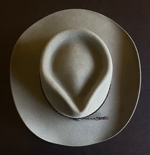 Australian Akubra Snowy River 1010 Pure Felt Fur Brown Hat, A Grade, Size 56