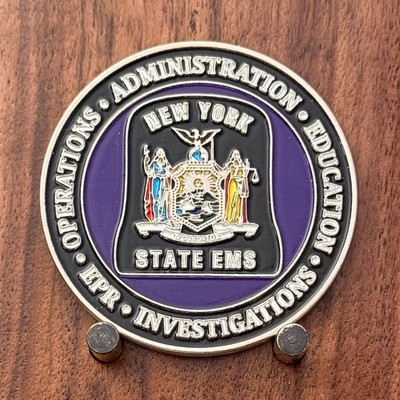 New York State EMS Trauma Systems Department of Health Challenge Coin  W#16