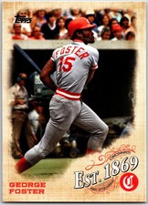 2019 Topps Update #EST-4 George Foster Est. 1869