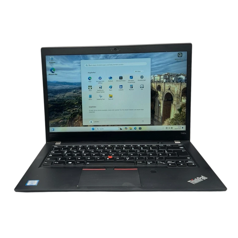 Lenovo ThinkPad T480s · i7-8650U · 8GB · 256GB, Foto 1 von 5
