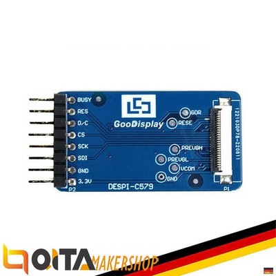 GoodDisplay 5,79 Zoll E-Paper HAT-Adapterplatine, DESPI-C579, 24PIN 0,5 mm 3,3V