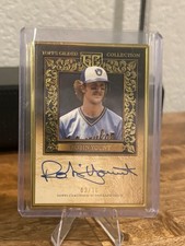 Robin Yount 2025 Topps Gilded Gold Framed Hall Of Fame Autograph /10 Auto Brewer