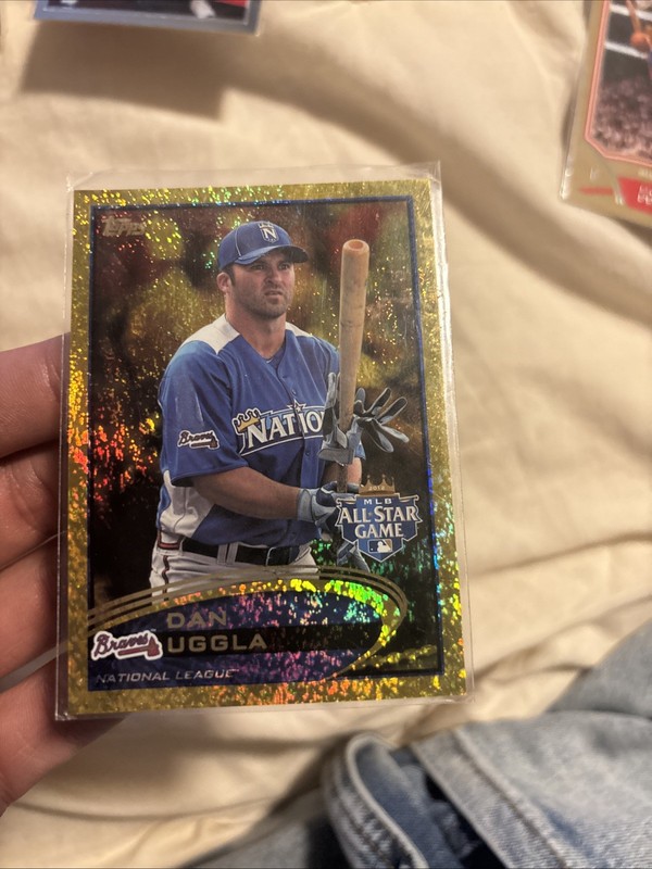 2012 Topps Update Series - All-Star Dan Uggla #US311 Gold Sparkle