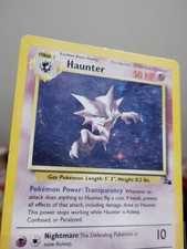 Pokémon TCG Haunter Fossil 6/62 Holo 1999-2000 Wizards Base Set Heavy Played on eBay