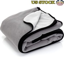 Large Waterproof Dog Blanket Soft Reversible Furniture Protector Bed Couch Pets