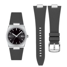 12mm/27mm FKM Rubber Watch Band for Tissot PRX Strap Premium Replacement Strap