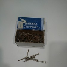 Capewell Race Nail 4 1/2 Horseshoe Nails 147ct Box Farrier Blacksmith Tool NIB