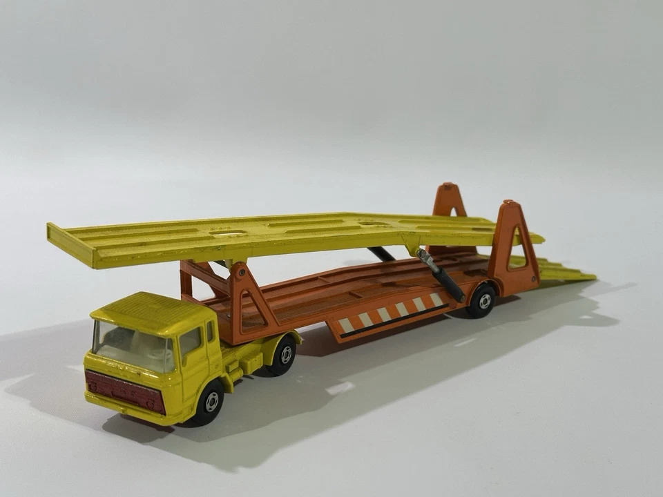 Matchbox Super Kings K 11 DAF Car Transporter 1970 Made in England Modellauto - Bild 2 von 4