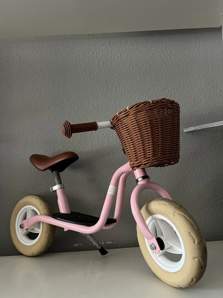 PUKY Retro classic Rose Laufrad LRM 8 Zoll ab 2 Jahren mit Körbchen - Bild 2 von 4